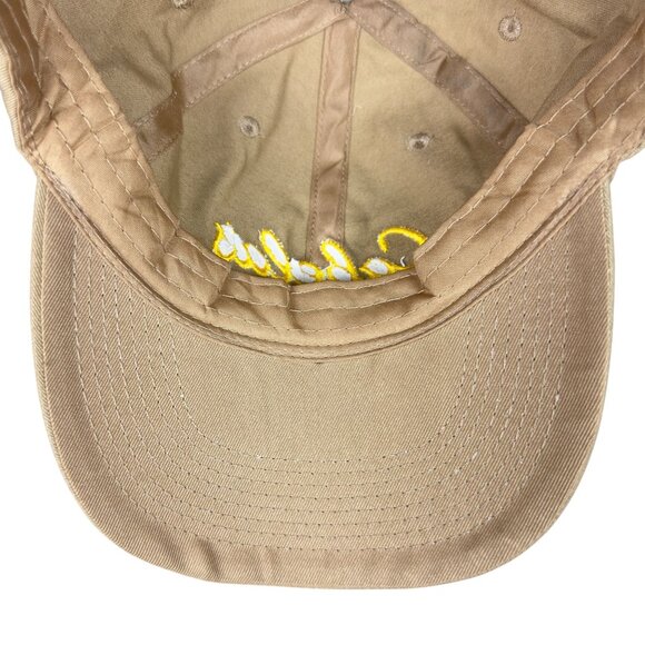 Cabelas Club Baseball Cap Men One Size Khaki Adjustable Yellow Embroidered - Picture 8 of 8